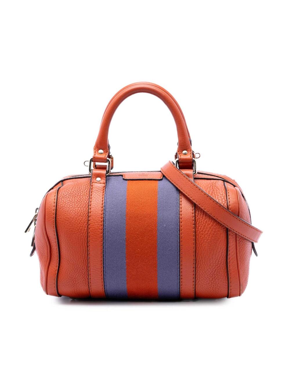 Gucci Small Calfskin Web Joy Boston Bag #357716G61B